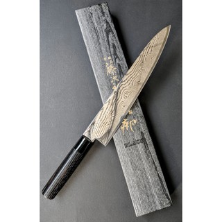 【永利刀具】- 日本 藤次郎 TOJIRO 黑疾風 63層 大馬士革 牛刀 主廚刀 FD-1595 FD-1596