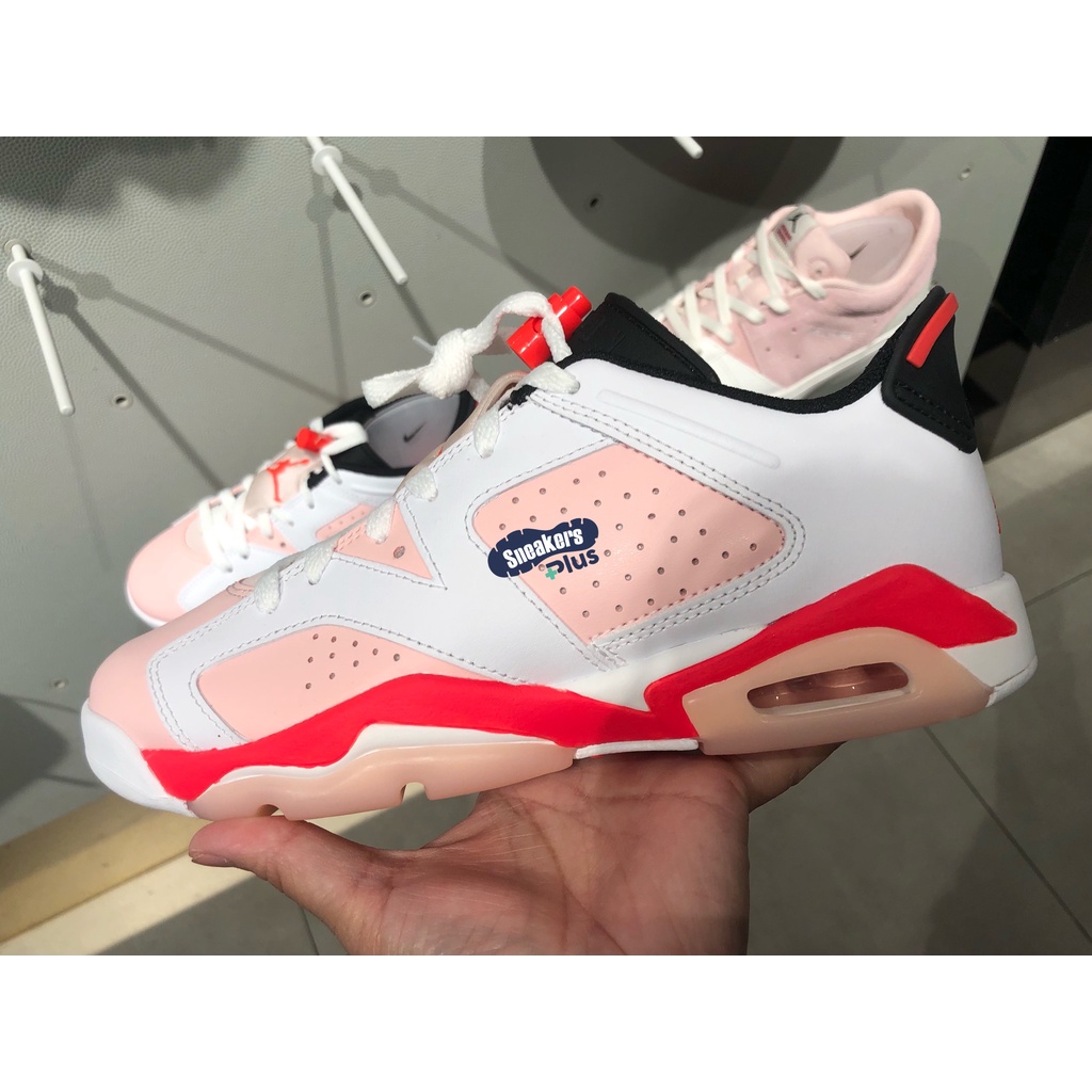 ➕鞋家➕NIKE AIR JORDAN 6 RETRO LOW GS 白粉 AJ6 大童鞋 女鞋 768878-102