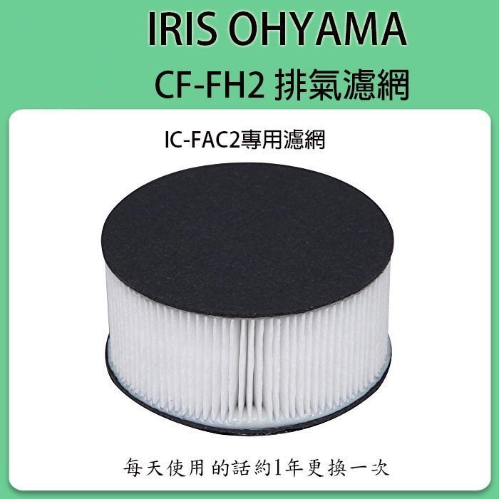 (一入) 日本進口.非大陸貨 IRIS OHYAMA IC-FACE  塵螨吸塵器 耗材 空氣濾網 /2入 CF-FH2