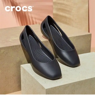 Crocs女鞋卡駱馳涼鞋女款 思瓏平底鞋 休閒鞋 205873