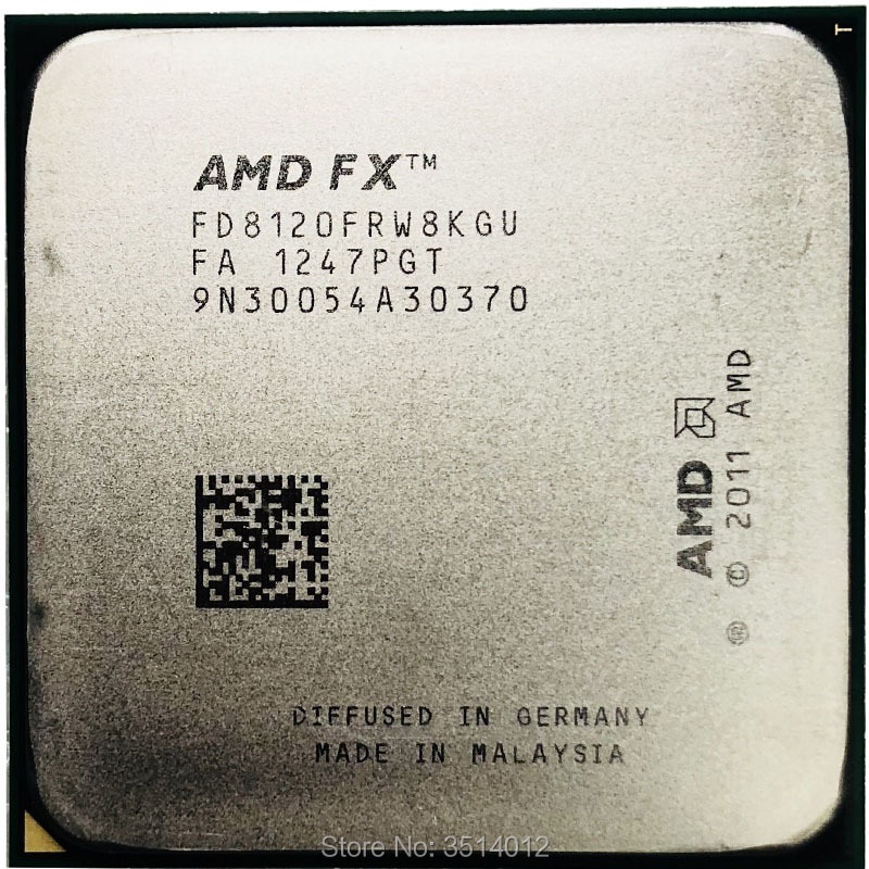 Amd FX 系列 FX-8120 FX 8120 125W 3.1 GHz 八核 CPU 處理器 FD8120FRW8