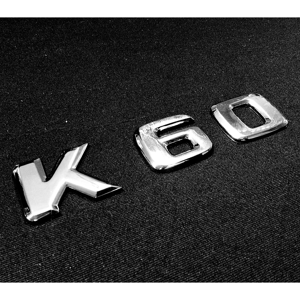 圓夢工廠 賓士 CLK W209 K60 後車廂 鍍鉻銀 字貼 字標 LOGO 字型同原廠樣式