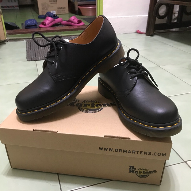 dr martens 1461 black nappa