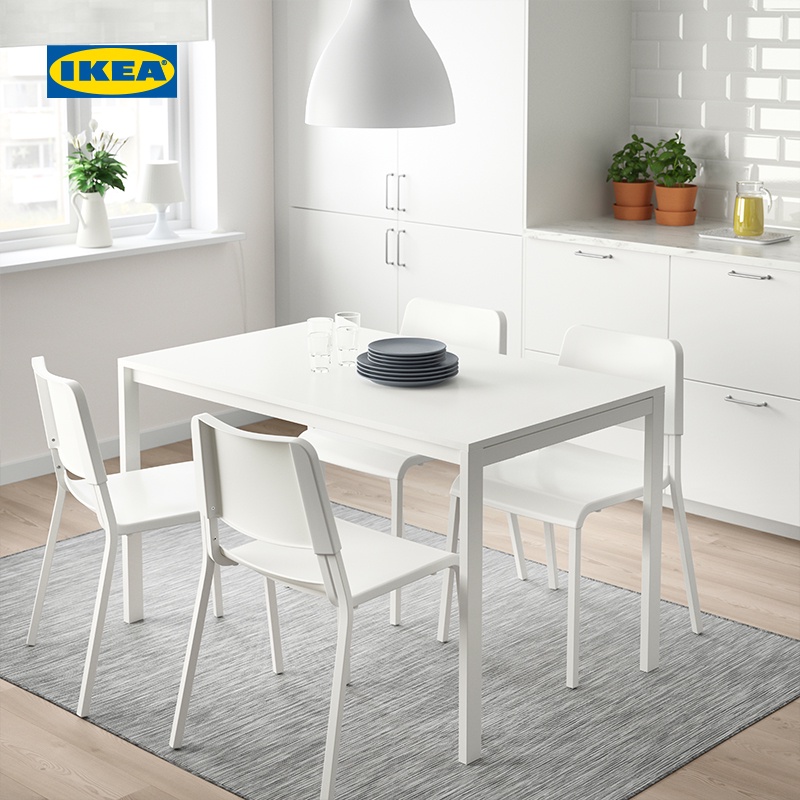 IKEA宜家TEODORES帝奧多斯可堆疊餐桌椅凳子家用靠背簡約現代00