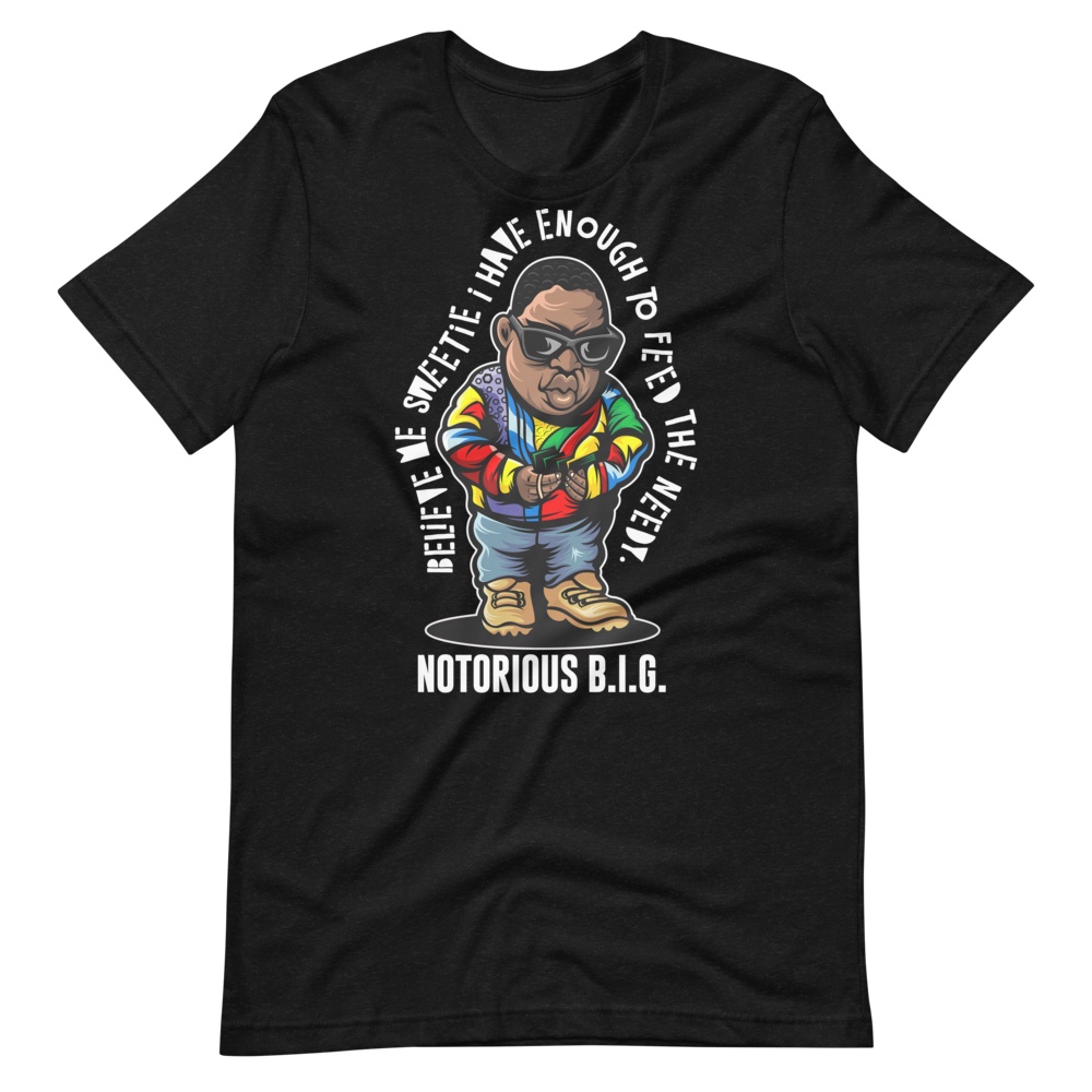 臭名昭著的 B.I.G. Biggie Tee 獨家 Biggie 小號