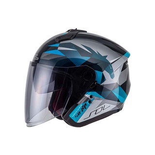 【SOL Helmets】SO-XP開放式安全帽 (獨角獸 黑/綠) ｜ SOL安全帽官方商城