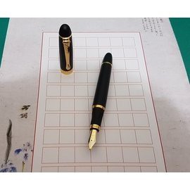 ☆艾力客生活工坊☆ S-103 金豪X450古典簡約美工鋼筆（二十色可選）磨砂黑