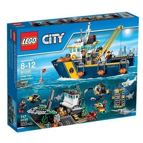 【積木樂園】樂高 LEGO 60095 City系列 深海探險探勘船