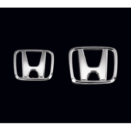 圓夢工廠 Honda Civic 喜美 5代 兩門 雙門 斜背 K6 金屬鍍鉻 標誌 logo 字貼