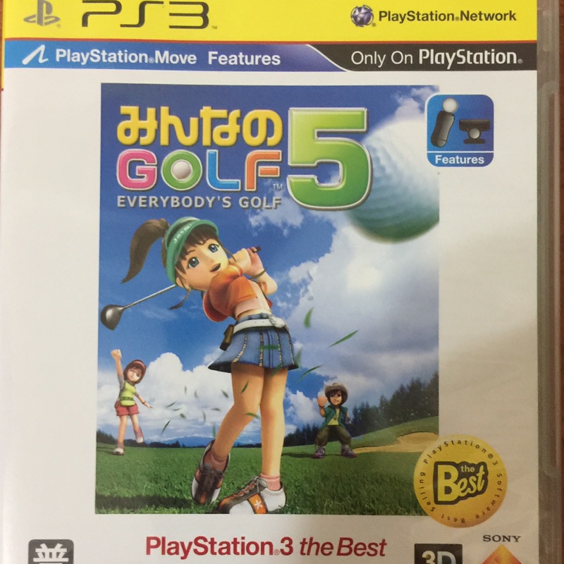 PS3 二手遊戲片 全民高爾夫