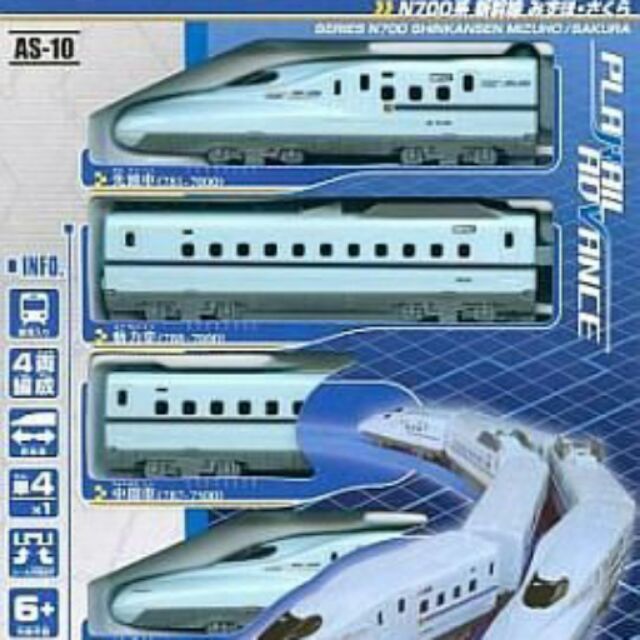 日版PLARAIL ADVANCE 列車配件N700 系新幹線瑞穗櫻花AS-10 鐵道軌道as 10 | 蝦皮購物
