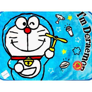 ✰草莓公園【日本原裝進口 Doraemon 哆啦a夢 叮噹 嬰兒毯 懶人毯 冷氣毯 車用毯 毛毯 披肩】