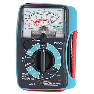 【含稅店】Analog Multimeter EM-666 口袋型指針三用電錶 EM666