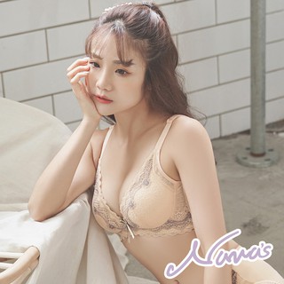 【露娜斯Nunas】香榭之吻。無鋼圈深V厚墊集中託高防副乳 ABC杯 機能內衣 U27836 臺灣製 膚