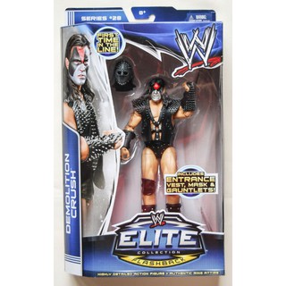 ☆阿Su倉庫☆WWE Demolition Crush Elite 28 Figure 傳奇巨星精華版人偶附專屬豪華戰衣