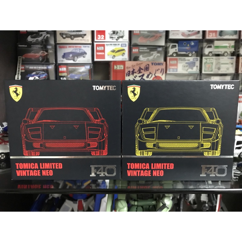 Tomica TLV Ferrari F40 法拉利 黃紅 官網限定Tomica Limited Vintage Neo