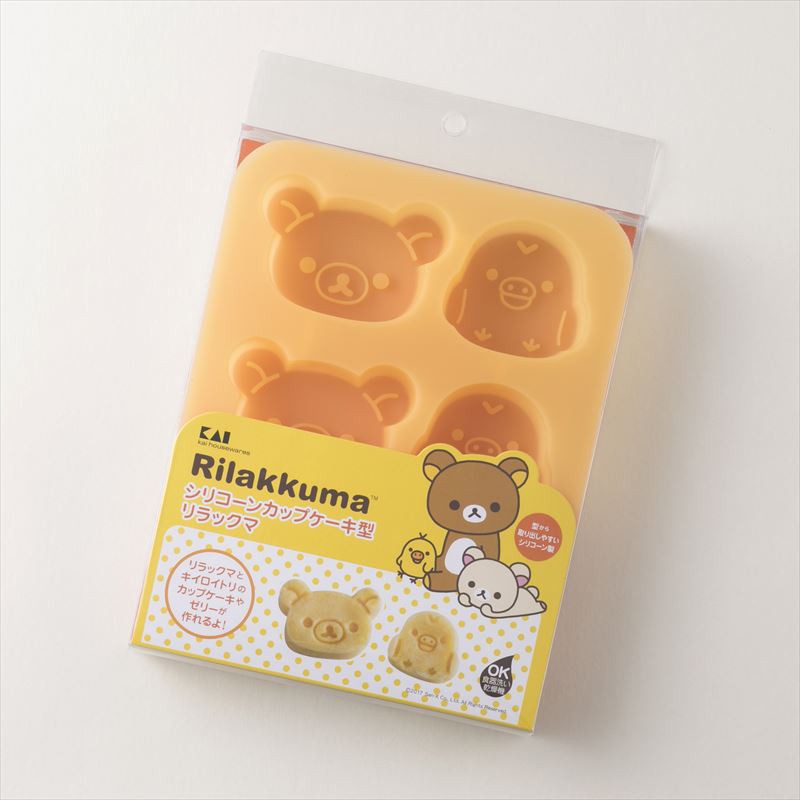 👑199免運👑現貨 日本貝印KAI 拉拉熊+小雞蛋糕模 6取 日本製 公司貨 DN-0203