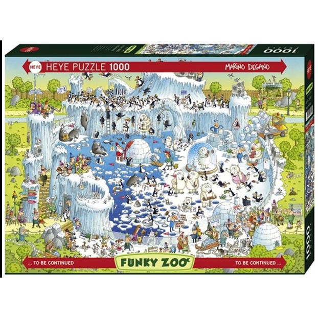 [預購+現貨]HEYE德國 funny zoo 系列拼圖 雷諾瓦拼圖 1000片  海洋 企鵝  動物園