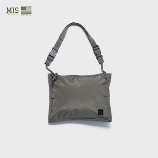 【 WEARCOME 】MIS 2WAY POUCH BAG 美國品牌 防水 尼龍 可拆式背帶 兩用 肩揹包／灰色