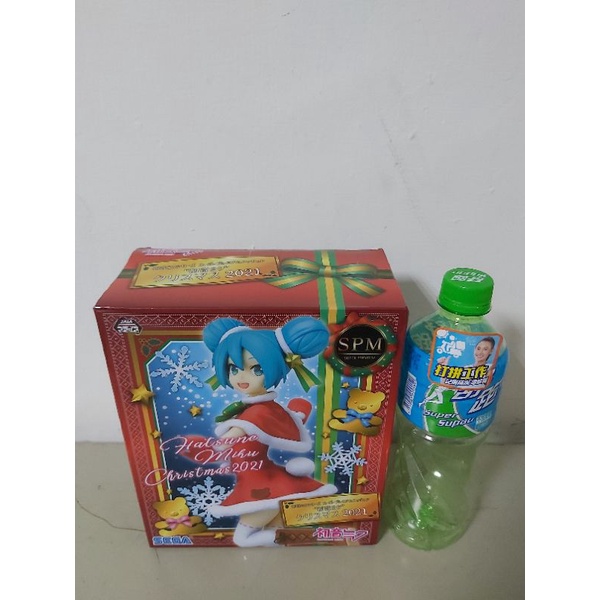 2021初音未來 聖誕節 SEGA SPM 公仔(飲料為比例參考)