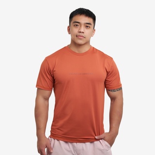 【Tumaz Apparel】託瑪斯經典素色男短袖上衣(磚紅色)｜吸濕排汗 運動上衣 健身