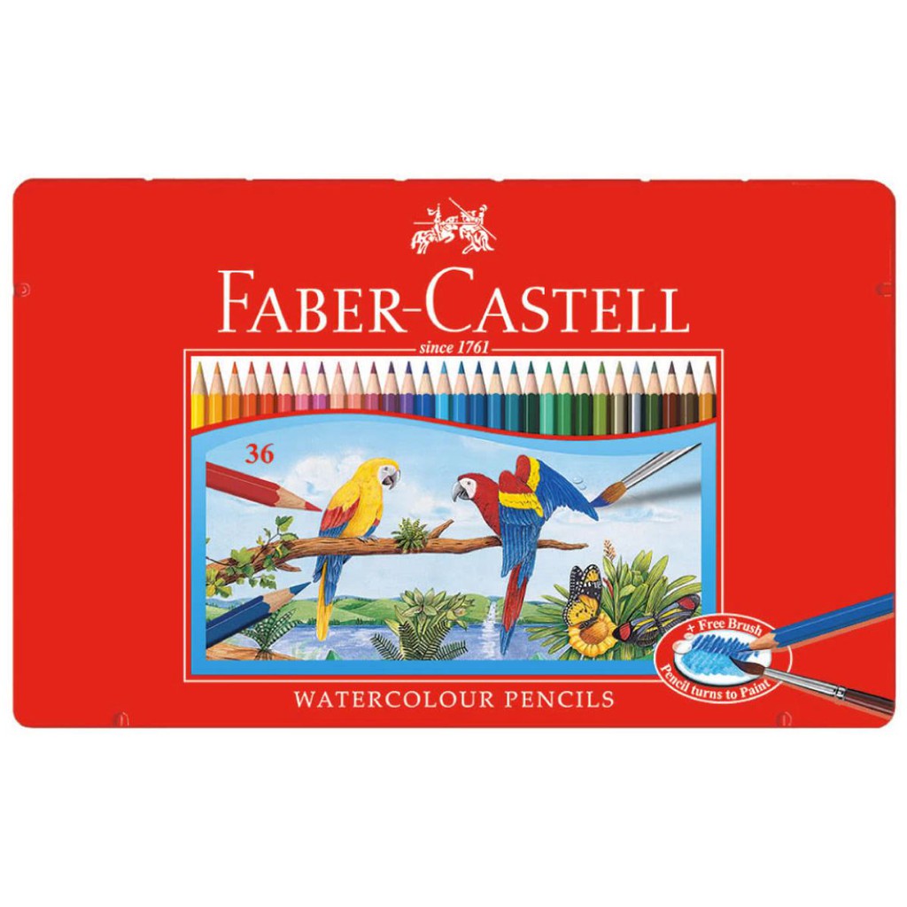 輝柏 Faber-Castell 36色 水性色鉛筆 (附水彩筆)