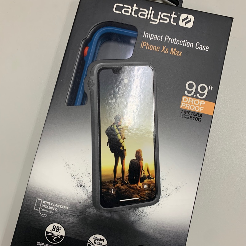 【Catalyst】iPhone xs Max6.5吋防摔耐衝擊保護殼(亮眼藍橘)