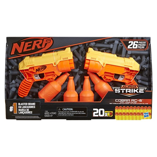 RUBY NERF 阿爾法系列 眼鏡蛇突襲者 標靶組 軟彈槍 安全子彈 泡棉子彈 玩具槍 空氣槍 HE7566