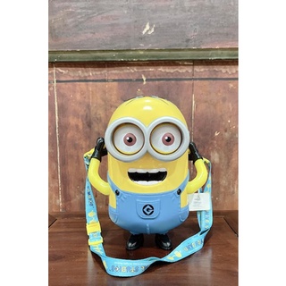 【全新商品】小小兵 Minions 爆米花桶 收納盒 附背帶 大阪環球影城