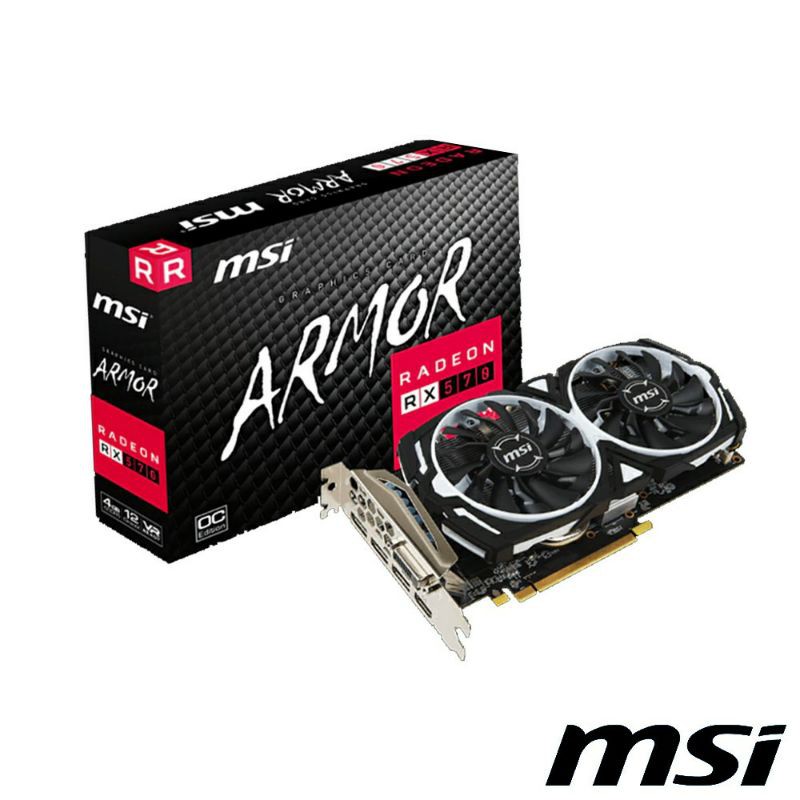 AMD~MSI RX570 4G 鎧甲虎