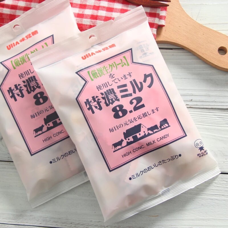 日本 UHA味覺糖 8.2特濃牛奶糖 日本牛奶糖 牛奶糖 日本糖果 進口零食 日本零食 貓咪姐妹