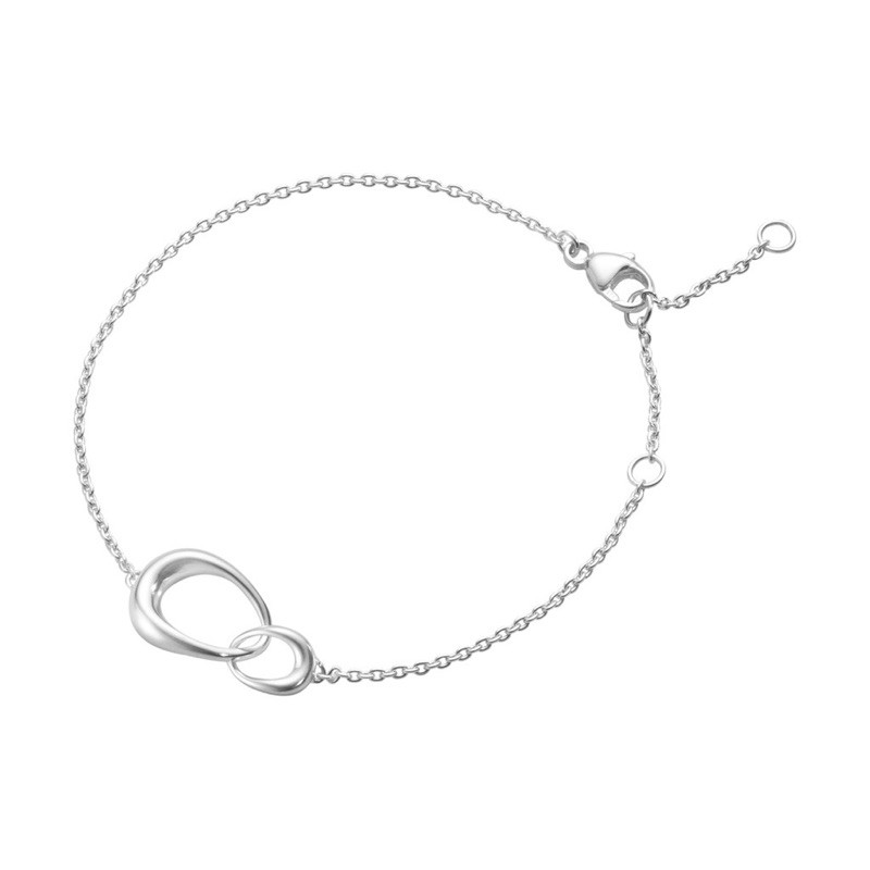 國際精品＊GEORG JENSEN 喬治傑生 offspring 純銀手鍊 18cm
