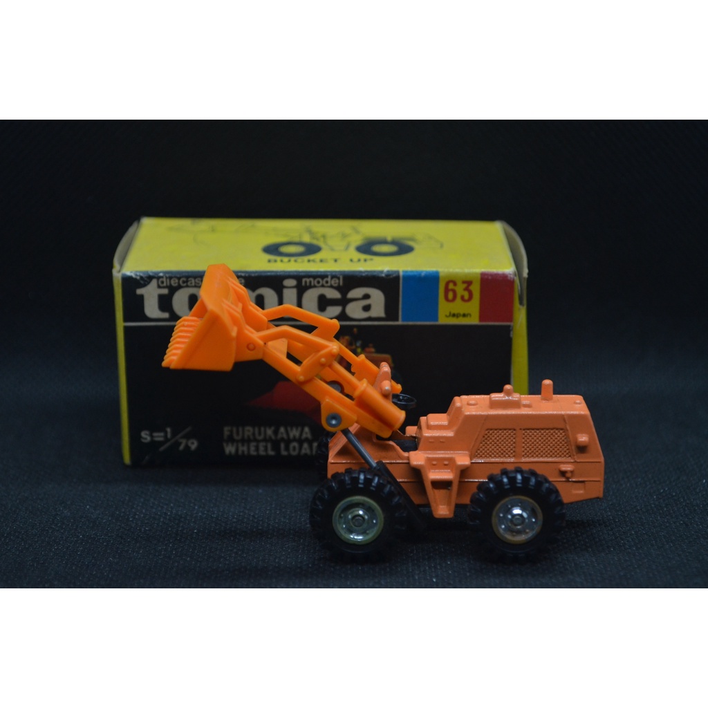 【T'Toyz】 Tomica No. 63 Furukawa Loader FL140 挖土機 附膠盒 日本製