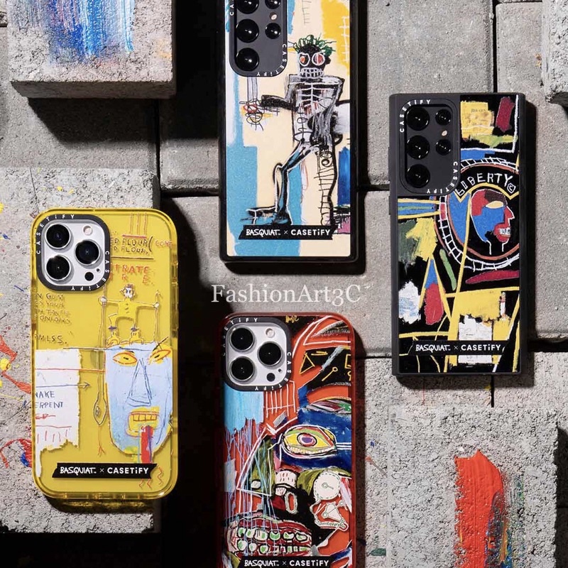 Basquiat x Casetify 紐約傳奇藝術家👩‍🎨iphone15手機殼/AirPods Pro