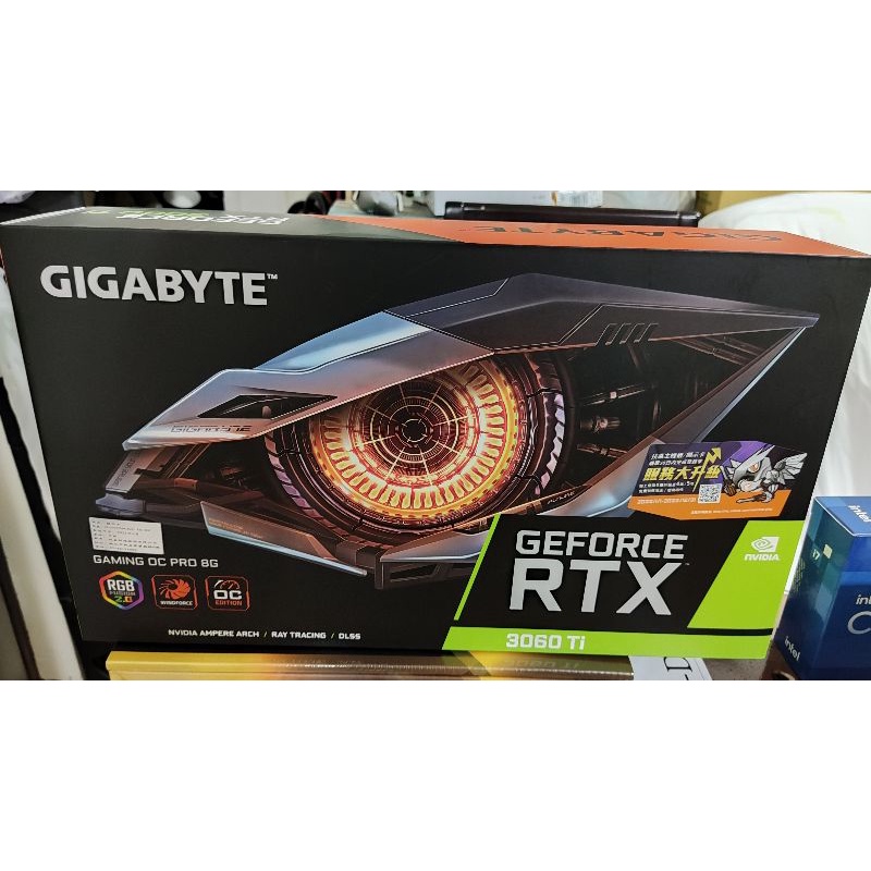 技嘉 RTX3060Ti GAMING OC PRO 8G 三風扇 全新盒裝未拆