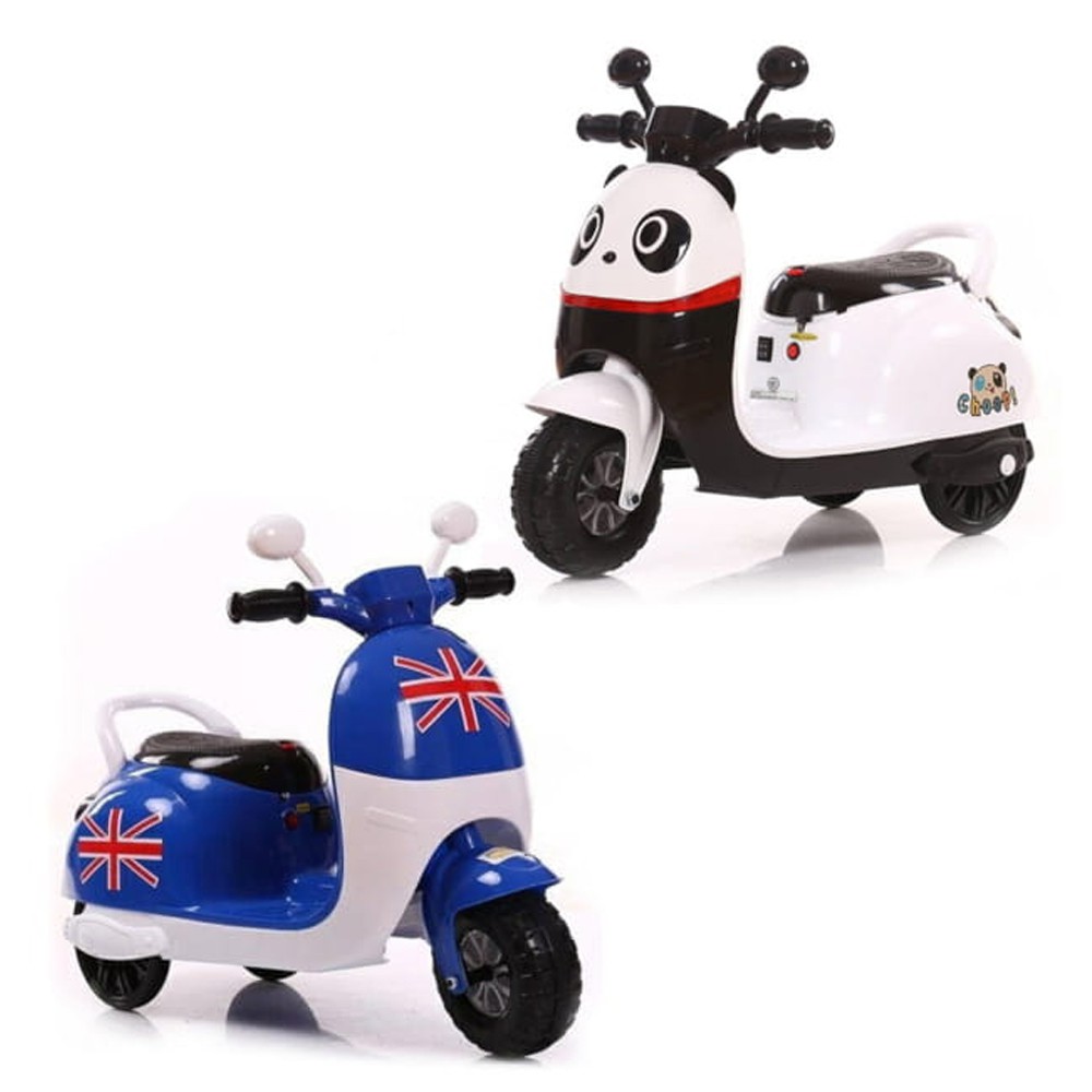 【親親 Ching Ching】熊貓/英國電動摩托車 機車 學習車 玩具車 大型玩具