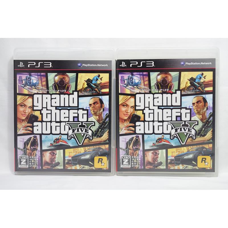 PS3 俠盜獵車手 5 日版 GRAND THEFT AUTO V GTA5