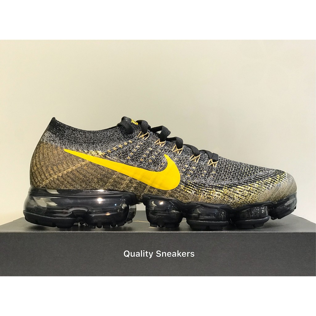 Quality Sneakers - Nike Air VaporMax Flyknit 黑黃 849558-021