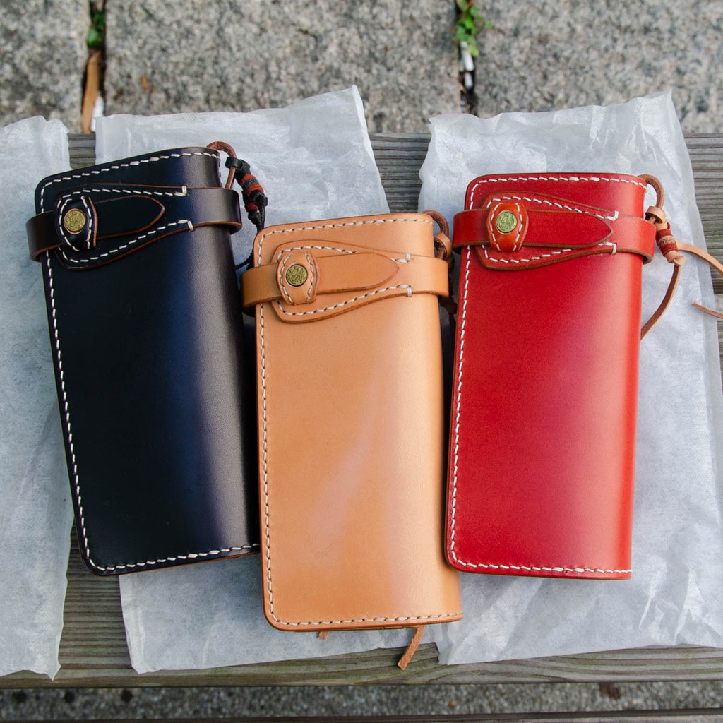 牛仔偵探猛貨到 天神tenjin Works Lw06 Long Wallet 櫪木多脂皮革長財布 蝦皮購物