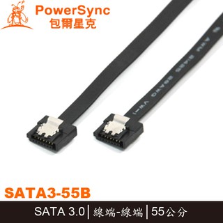 【3CTOWN】含稅開發票 PowerSync 群加 SATA3-55B SATA3資料傳輸線 55CM