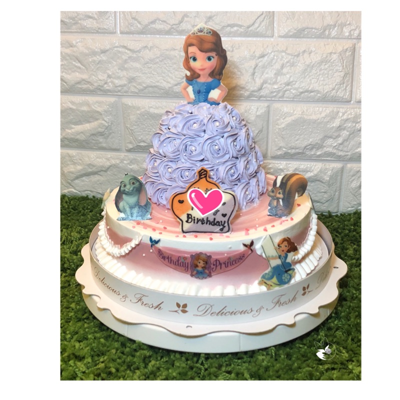 蘇菲亞公主/sofia/迪士尼/迪士尼公主/造型蛋糕/客製蛋糕/相片蛋糕