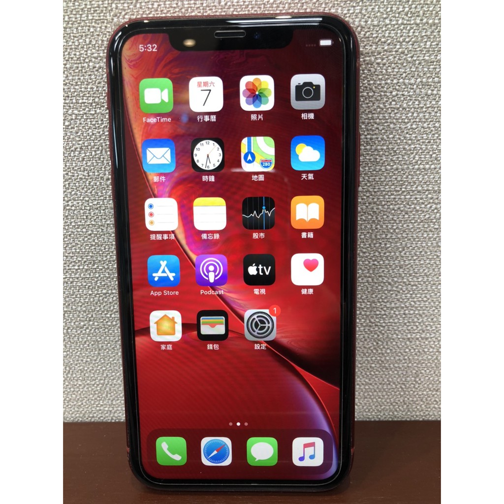 iPhone XR 128g 紅色 女用機 有包膜 極品機 桃園