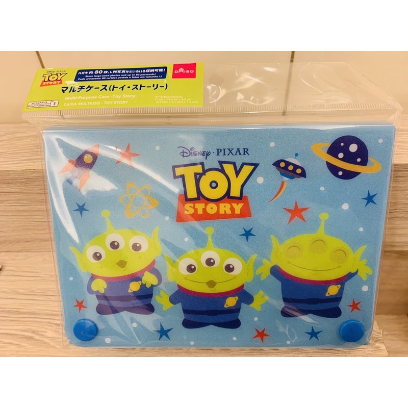 現貨‼️日本🇯🇵大創 迪士尼 玩具總動員 三眼怪 明信片收納盒 ❤️