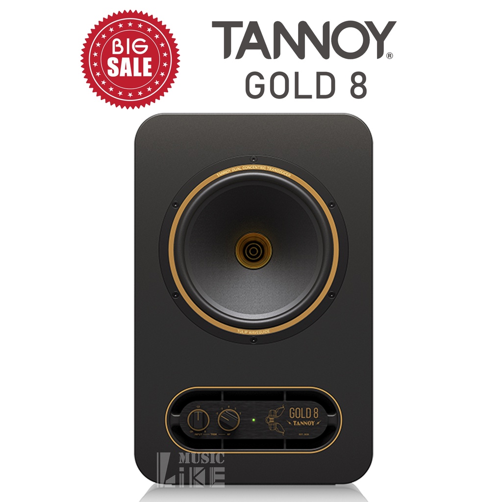 萊可樂器 Tannoy Gold 8 監聽喇叭 8吋 一對 2年保固 GOLD8