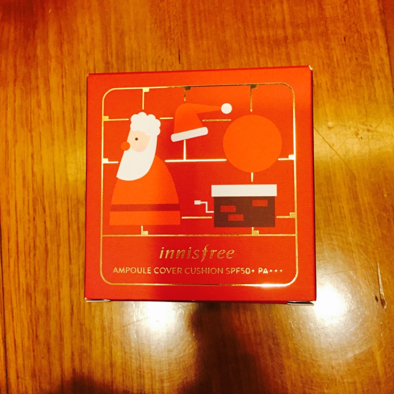 韓國連線 innisfree 聖誕限量氣墊粉餅（聖誕老人）