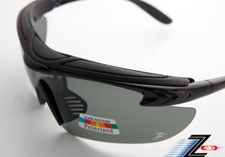 【Z-POLS悍將帥氣功能款】烤漆質感黑 抗UV400 舒適頭墊 寶麗來帥氣偏光 可配度設計 強抗UV運動眼鏡！！