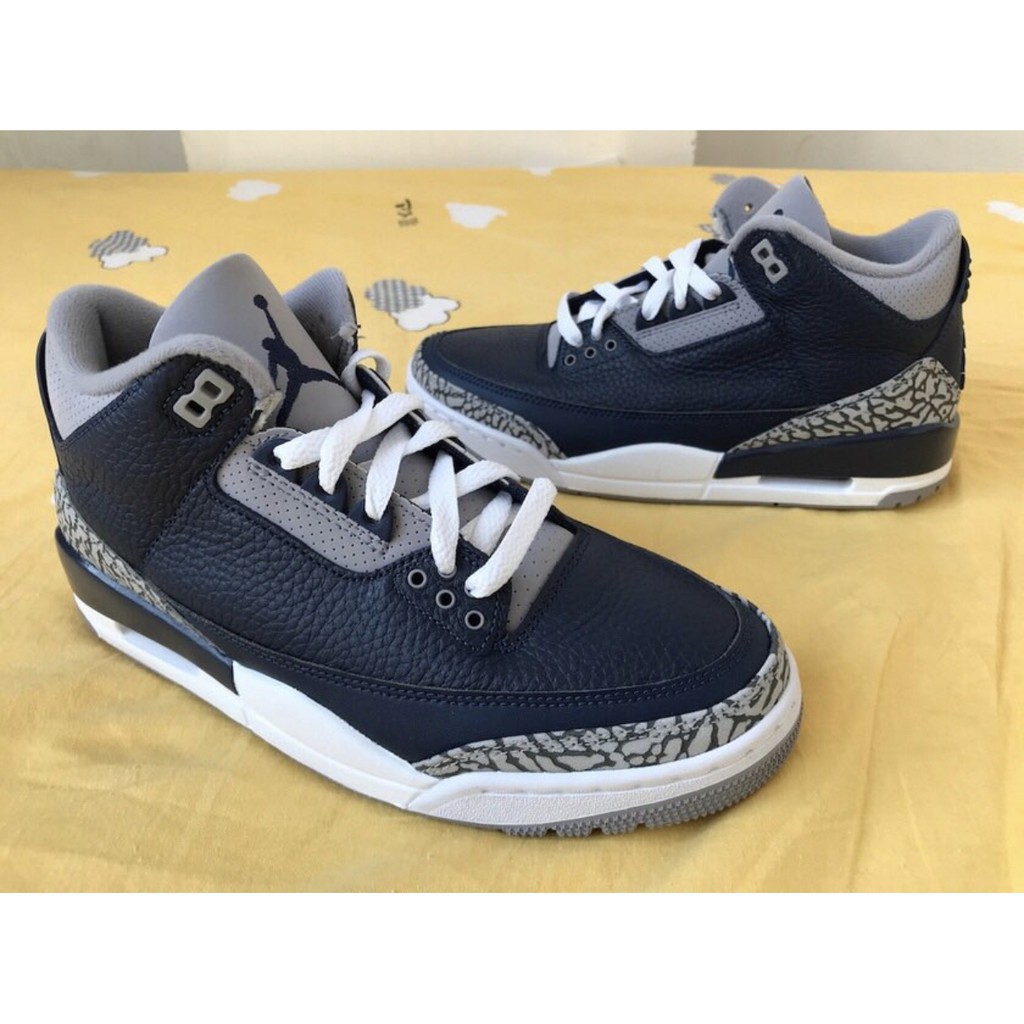 navy blue jordan 3