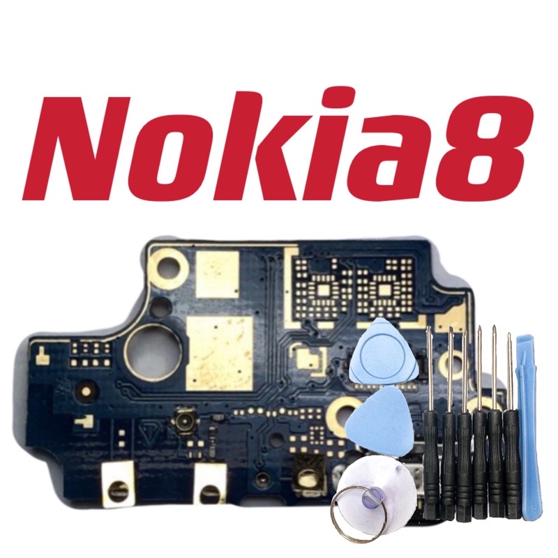 送10件工具組 尾插小板適用於Nokia8 Nokia 8 TA-1052 充電座 充電小版 現貨可自取