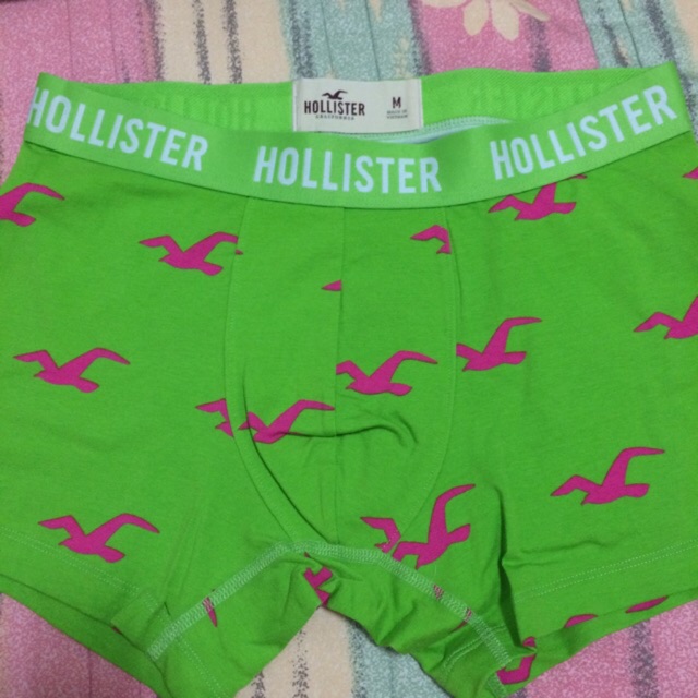 Hollister 男純棉四角內褲 尺寸S