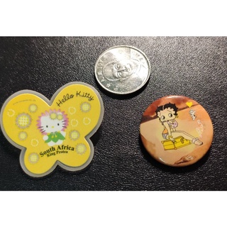 經典 性感 貝蒂 BETTY Hello kitty 別針 胸章 徽章 剩2款供你選擇
